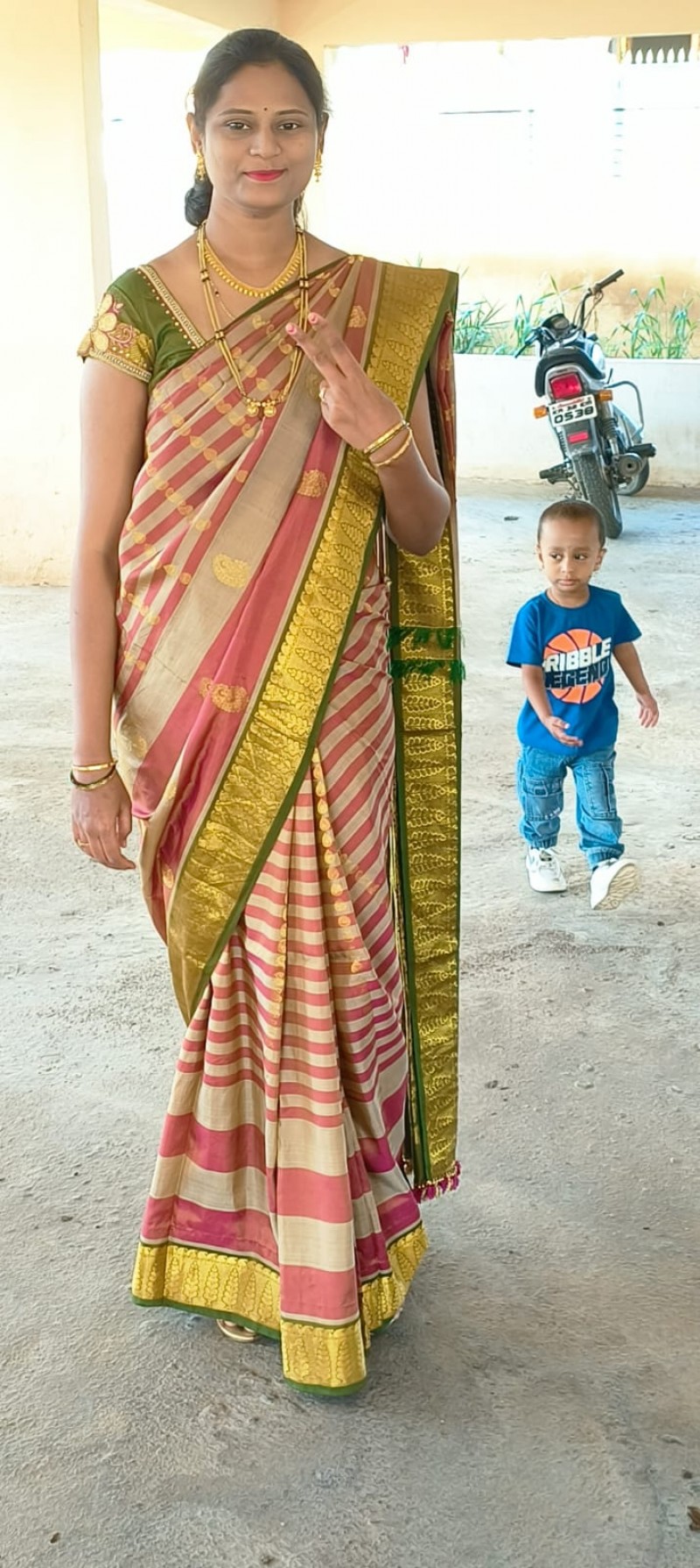 Kanchi silk saree