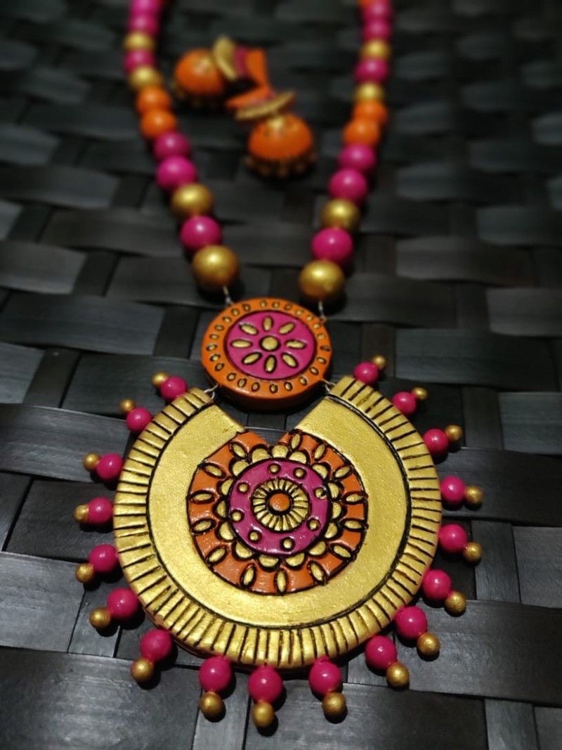 Pink Terracotta Jewellery
