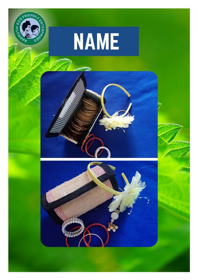 banana fiber bangle box