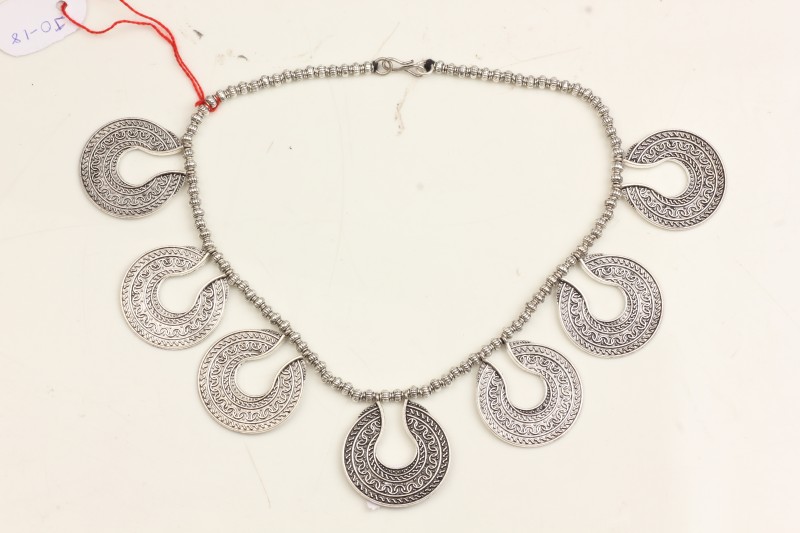 Stylish Unique Tribal jewellery set I German Silver Tribal Necklace for Women & Girls; Antique Set; Traditional Stunning Jewellery for Party & Other Events