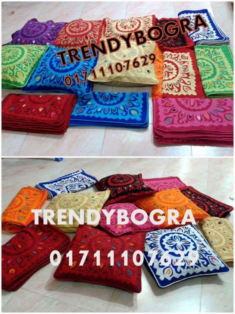 Applique work Cushion cover