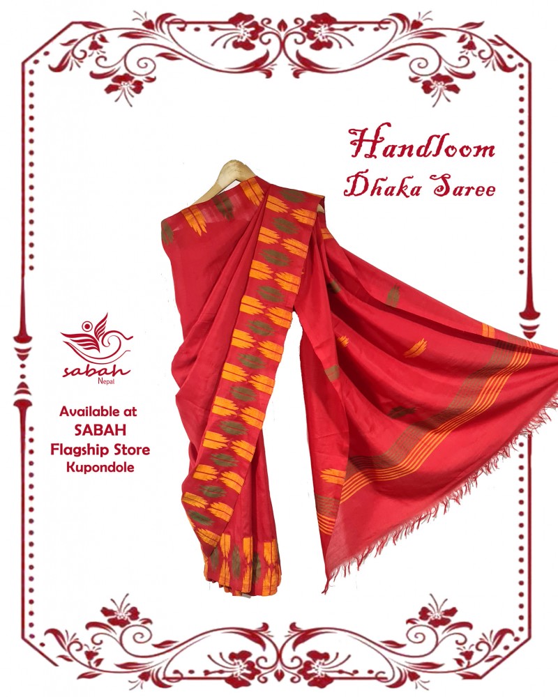 Handloom Dhaka saree