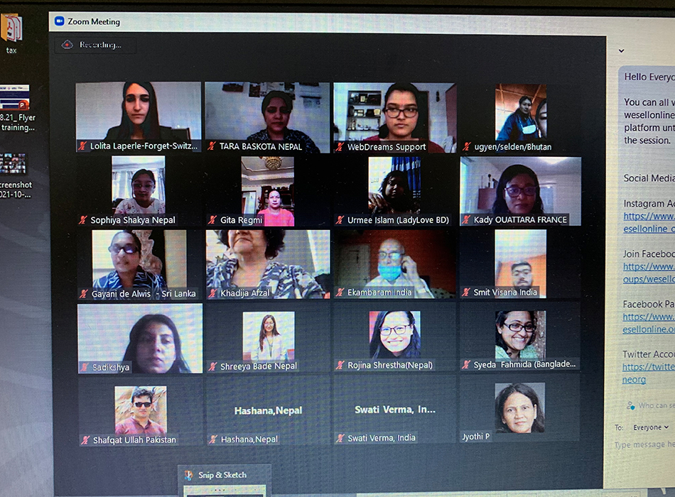 UNESCAP Wesellonline online training photo gallery
