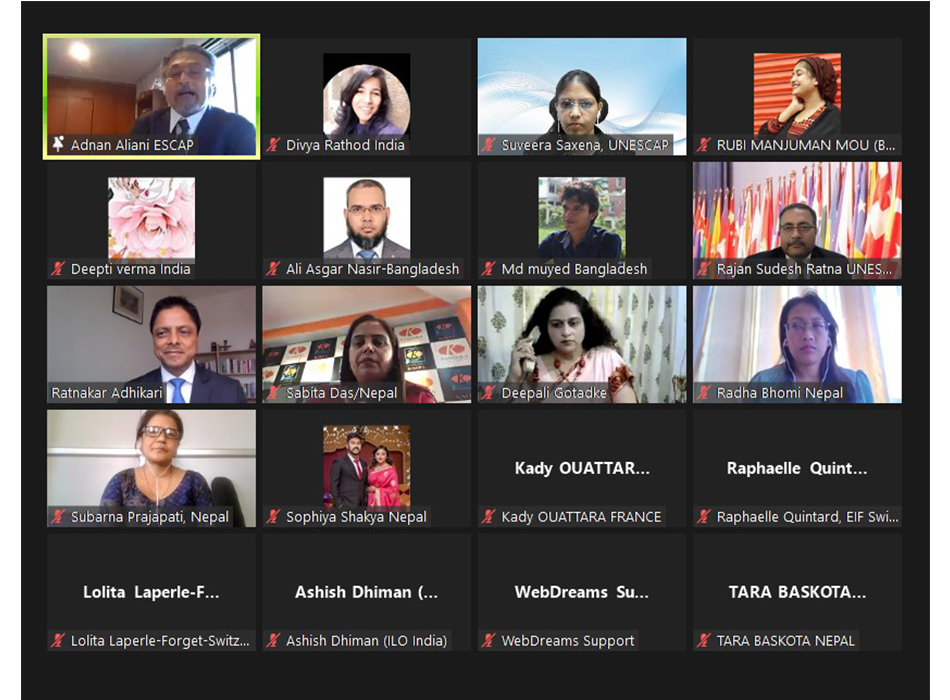 UNESCAP Wesellonline online training photo gallery