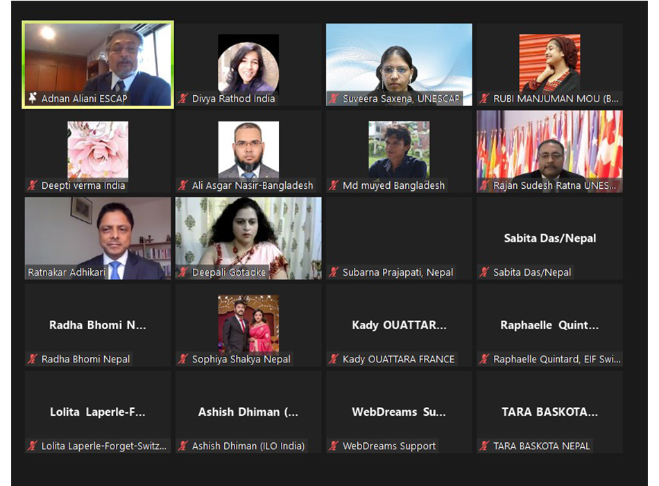 UNESCAP Wesellonline online training photo gallery