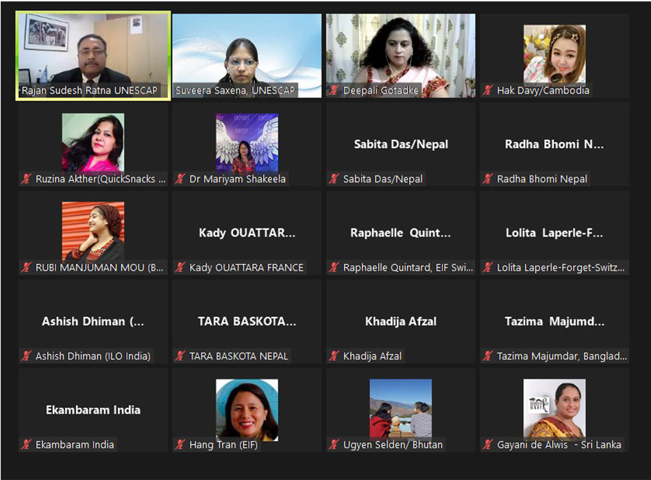 UNESCAP Wesellonline online training photo gallery