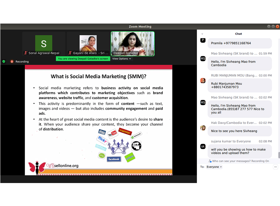 UNESCAP Wesellonline online training photo gallery