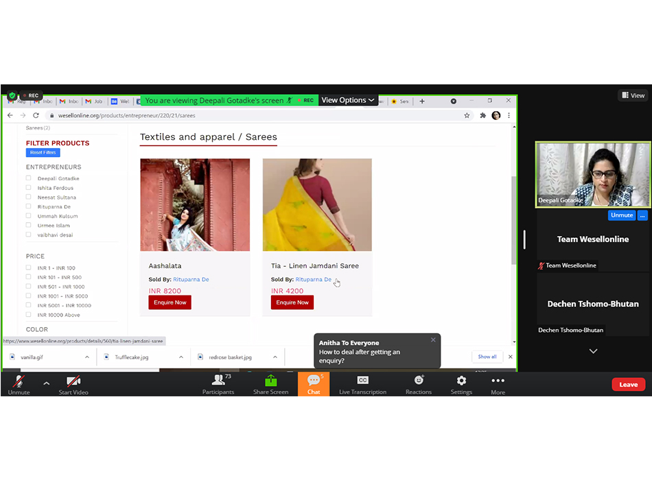 UNESCAP Wesellonline online training photo gallery