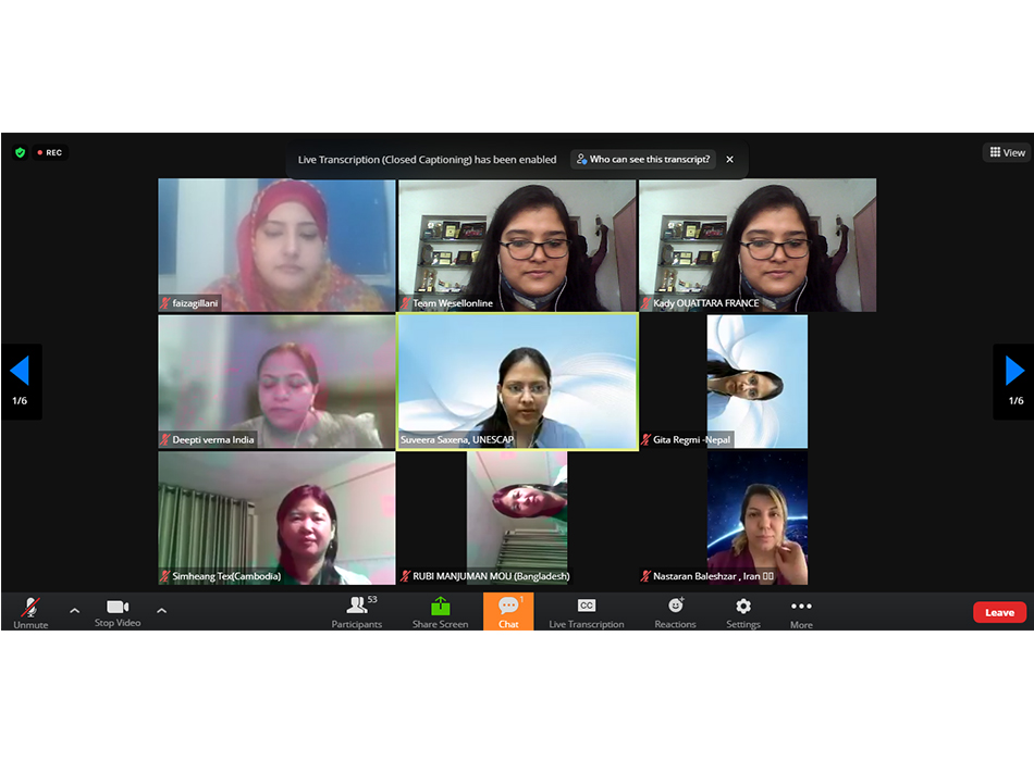 UNESCAP Wesellonline online training photo gallery
