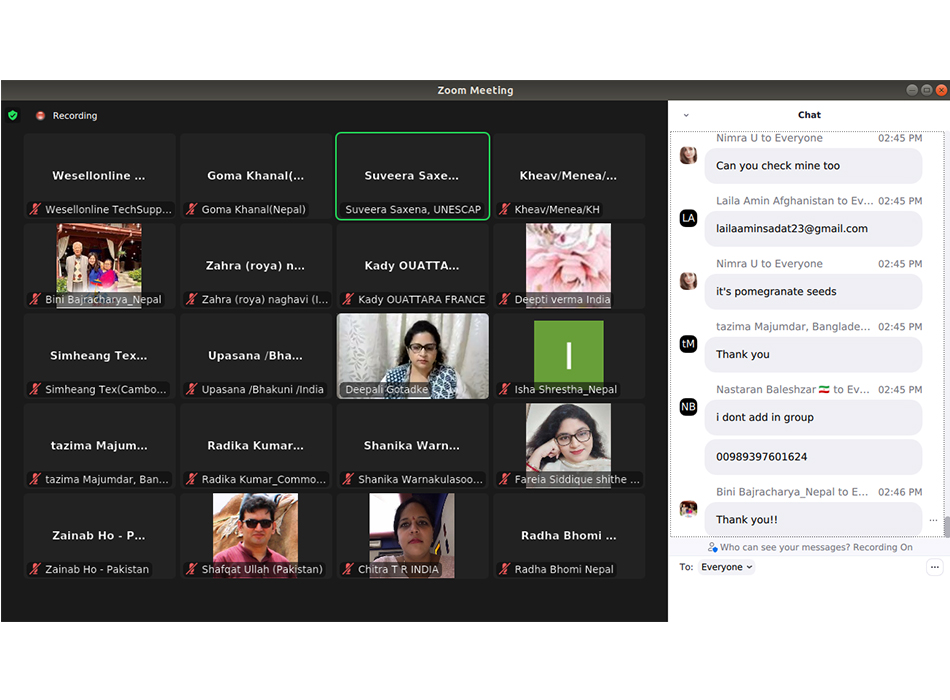 UNESCAP Wesellonline online training photo gallery
