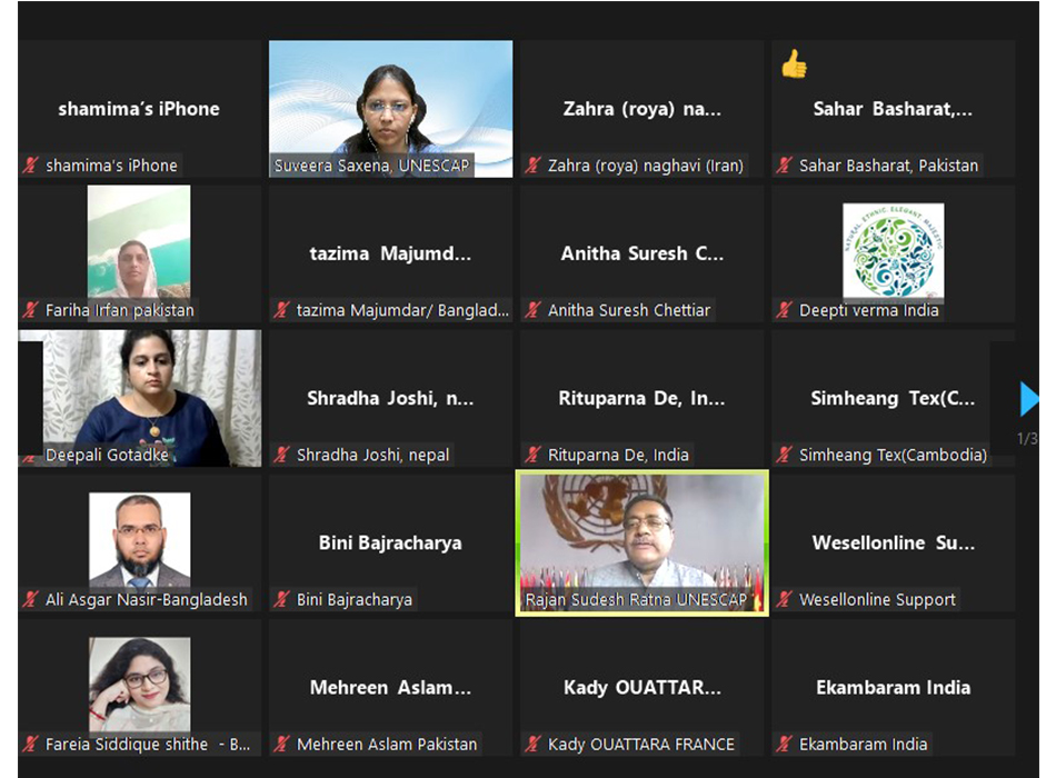 UNESCAP Wesellonline online training photo gallery