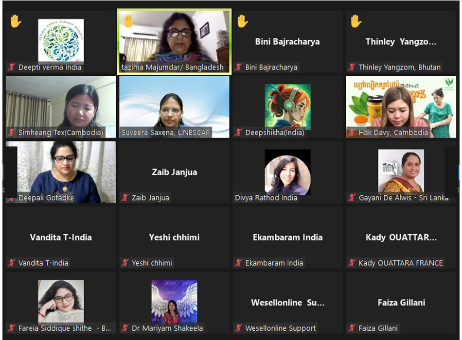 UNESCAP Wesellonline online training photo gallery