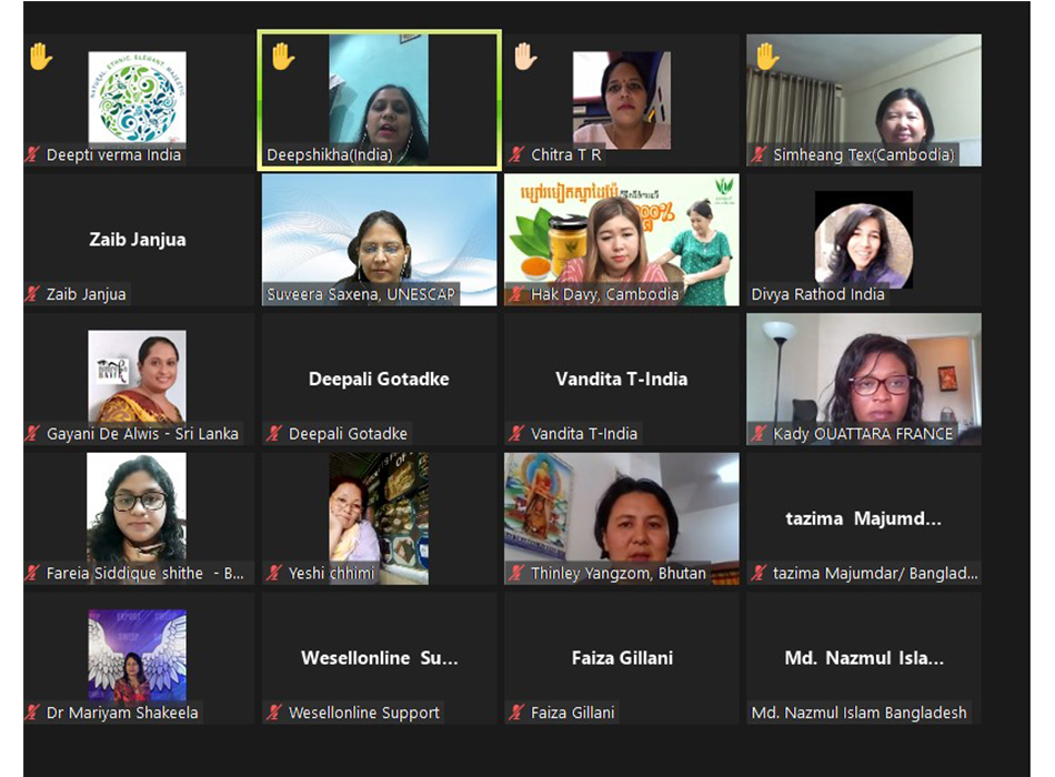 UNESCAP Wesellonline online training photo gallery
