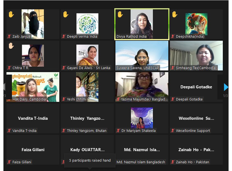 UNESCAP Wesellonline online training photo gallery