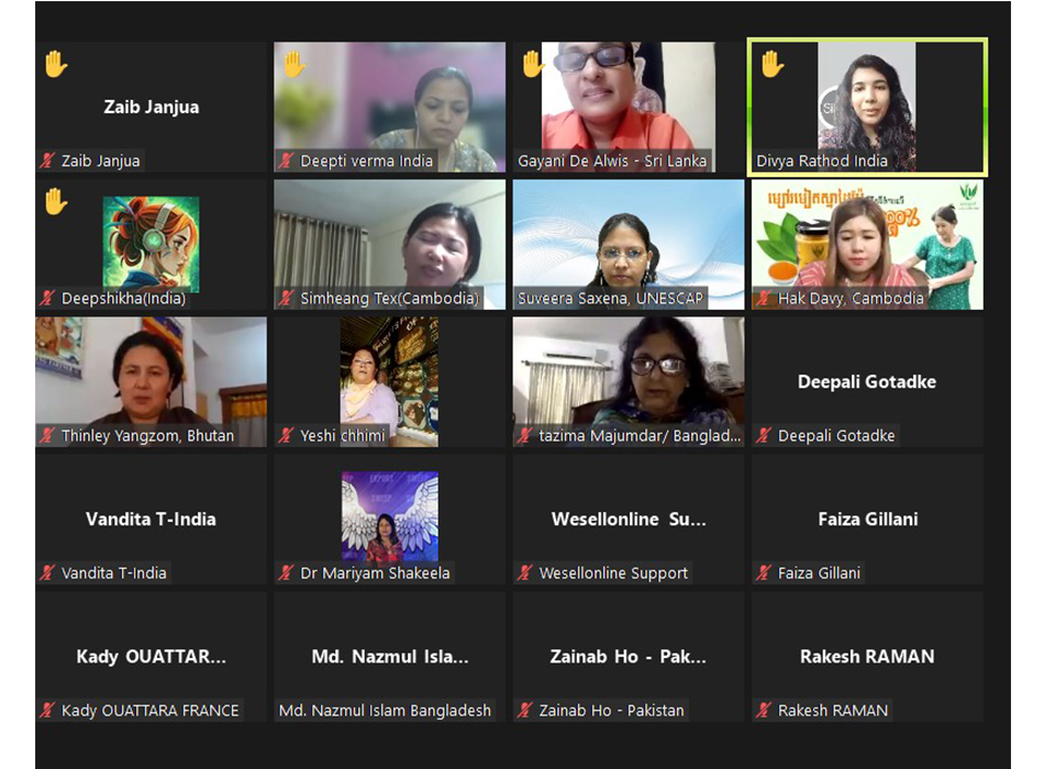UNESCAP Wesellonline online training photo gallery
