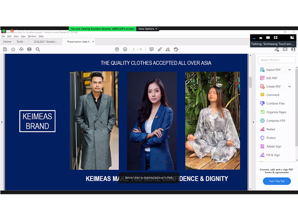 UNESCAP Wesellonline online training photo gallery