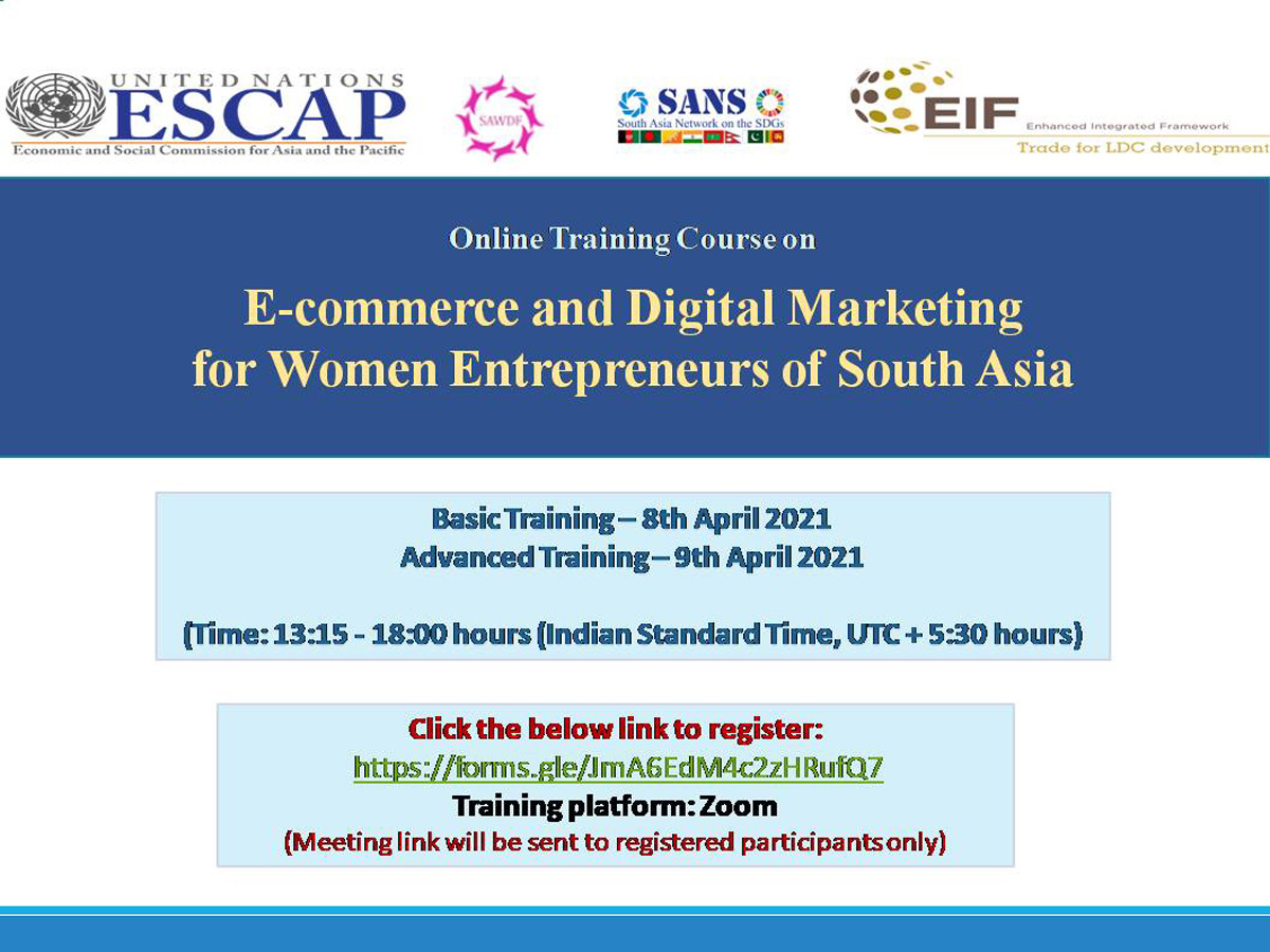 UNESCAP Wesellonline online training photo gallery