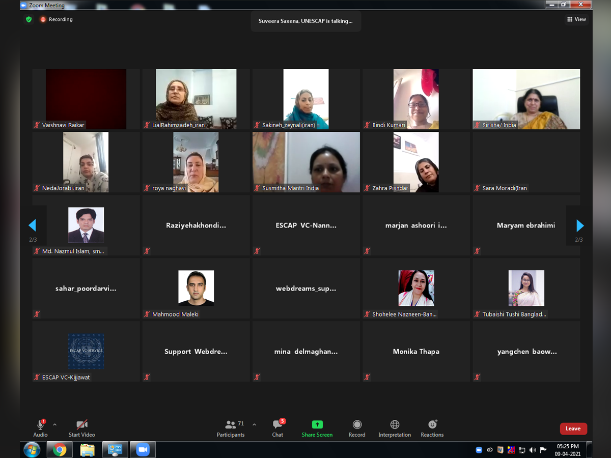 UNESCAP Wesellonline online training photo gallery