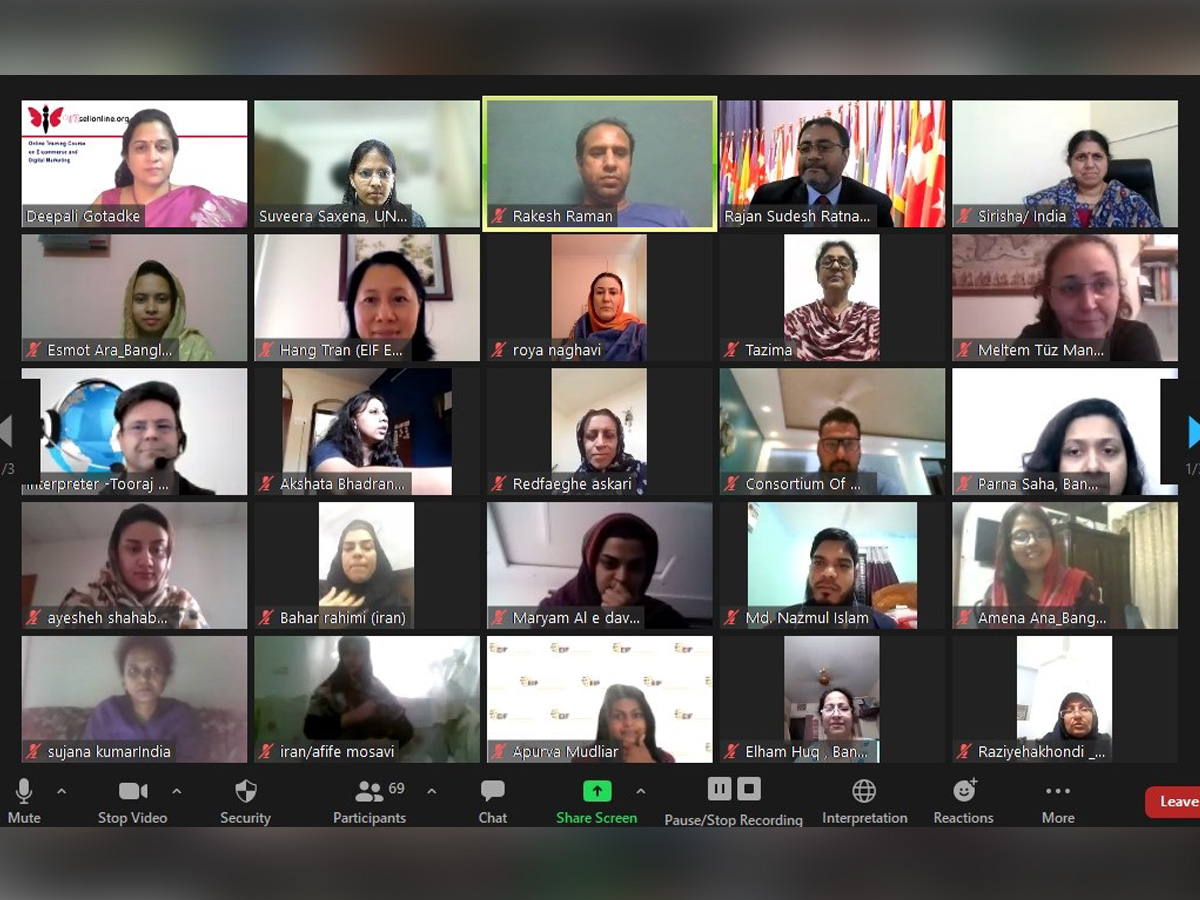 UNESCAP Wesellonline online training photo gallery