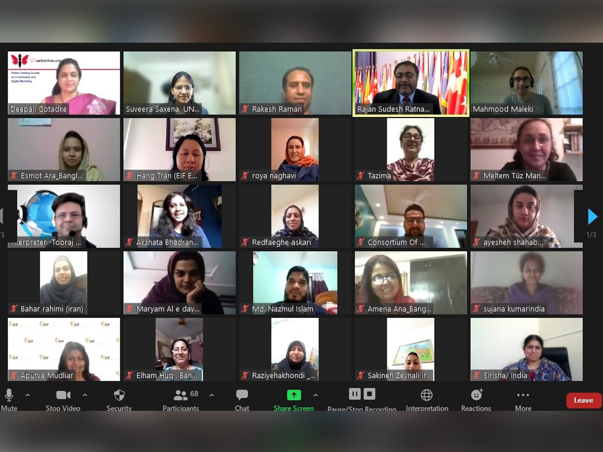 UNESCAP Wesellonline online training photo gallery