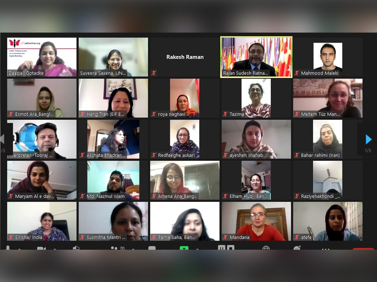 UNESCAP Wesellonline online training photo gallery