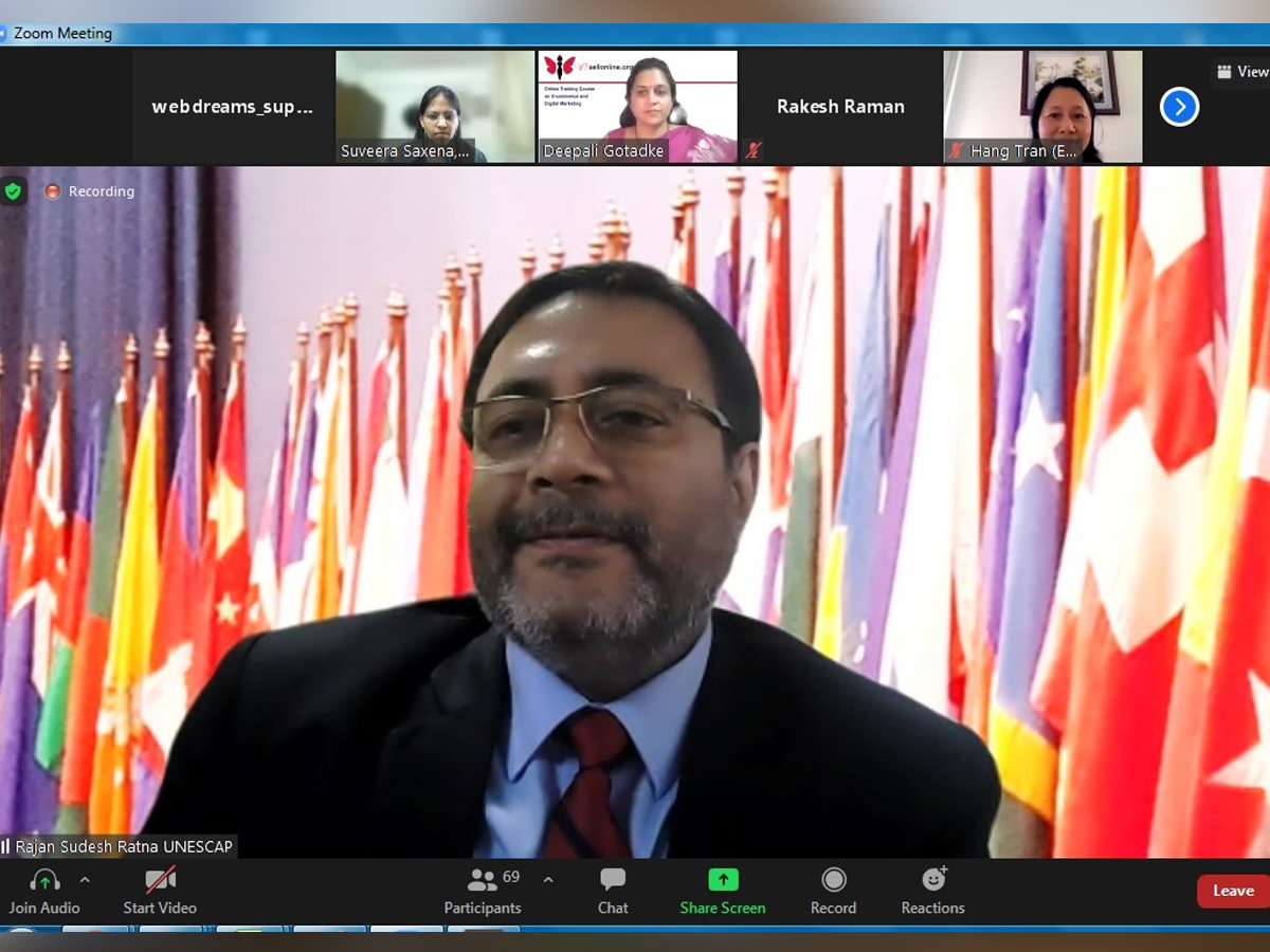 UNESCAP Wesellonline online training photo gallery